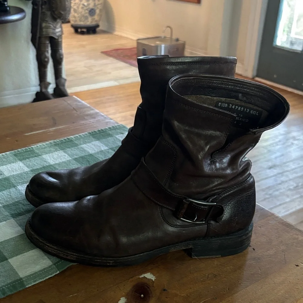 Frye Brown Ankle Boots